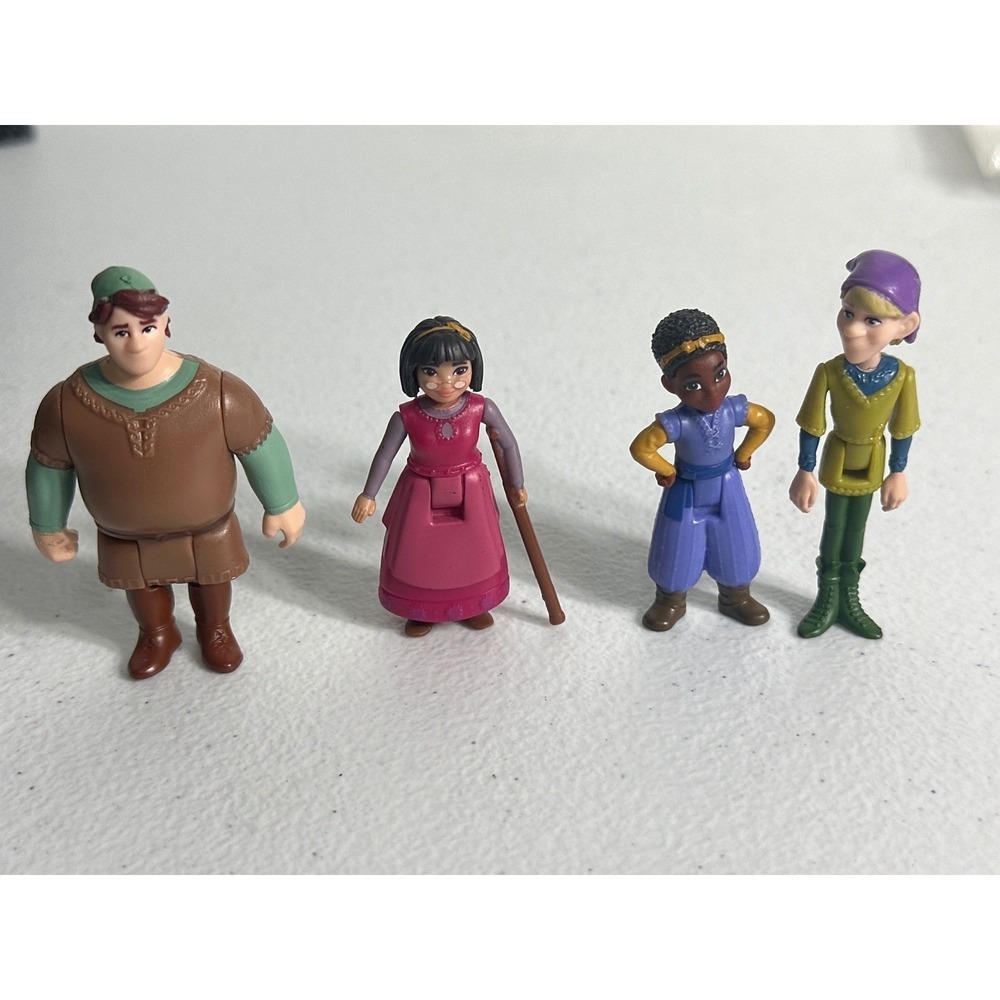 Mattel Disney Wish Toys Mini Figures Lot of 4